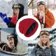 thumbnail image 5 of Gorro de mujer de invierno de punto con forro de satén Gorro cálido de lavado suave de seda suelta, 5 of 5