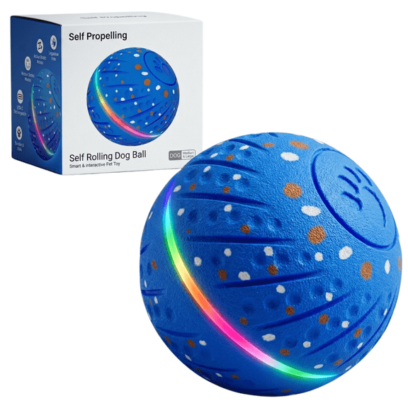 Smart Interactive Dog Toy, Automatic Moving, Bouncing, and Rotating, E-TPU Material, IPX7 Waterproof Rating, Active Rolling Ball for Puppy, Medium and Large Dogs