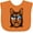 Orange, variant on Siberian Husky Sketch Portrait with Sunglasses Boys or Girls Baby Bib