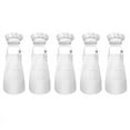 thumbnail image 2 of 10-Piece Children's Apron and Chef Hat Set Adjustable Children's Kitchen Apron for Cooking and Painting, 2 of 4