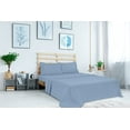 thumbnail image 5 of Royale Linen 2 Pack Bulk Flat Sheet Set - Top Sheets -Soft 1800 Microfiber - Wrinkle & Stain Resistant - for Hotel, Massage Table, Hospital, Dorm - Queen Flat Sheet Sold Separately (Queen, Lake Blue), 5 of 9