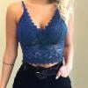 

RPVATI Women Sexy Sports Bralette Wirefree Plus Size Floral Hollow Out Bra for Women Everyday Lace Seamless Bra