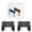 Black, variant on KIPLINK 2-in-1 Detachable Joy-Con Grips for Nintendo Switch 2 - Ergonomic & Anti-Fatigue Handles (Black / Blue & Orange Options)
