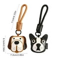 thumbnail image 5 of Creative Bags Pendant Cartoon Leather Dog Bag Charm Holder Backpack Decoration Accessory for Pet Lover, 5 of 10