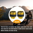 thumbnail image 4 of Soidarity Pack de 2 Protectores Universales Moto Cazoletas Horquilla Delantera Crash Racing Bicicletas eléctricas Oro, 4 of 6