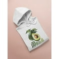 thumbnail image 3 of Realistic Avocado Hoodie Men - Men Hoodie, White, Small, 3 of 4