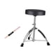 thumbnail image 2 of Soporte para taburete de tambor, soporte para asiento de batería, accesorio para instrumentos de percusión, trono de tambor plegable, soporte doble, , con baqueta, 2 of 8