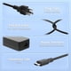 thumbnail image 4 of Cargador USB C para portátil HFLRZZ de 100 W, carga rápida, 20 V, 5 A, 4 of 7
