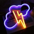 thumbnail image 4 of DONGPAI Lightning Neon Sign, Battery or USB Powered LED Neon Light for Party Decorations Lamp, Table & Wall Decoration Light for Girl's Room Wedding Home Decor, 4 of 5