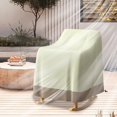 thumbnail image 2 of 2 Pack Outdoor Rocking Chair Covers, Patio Swivel Chair Covers, Outdoor High Back Chair Covers for Wicker Patio Set Waterproof, 27.55W x 32.67D x 38.97H inches, Beige&Mocha, 2 of 7