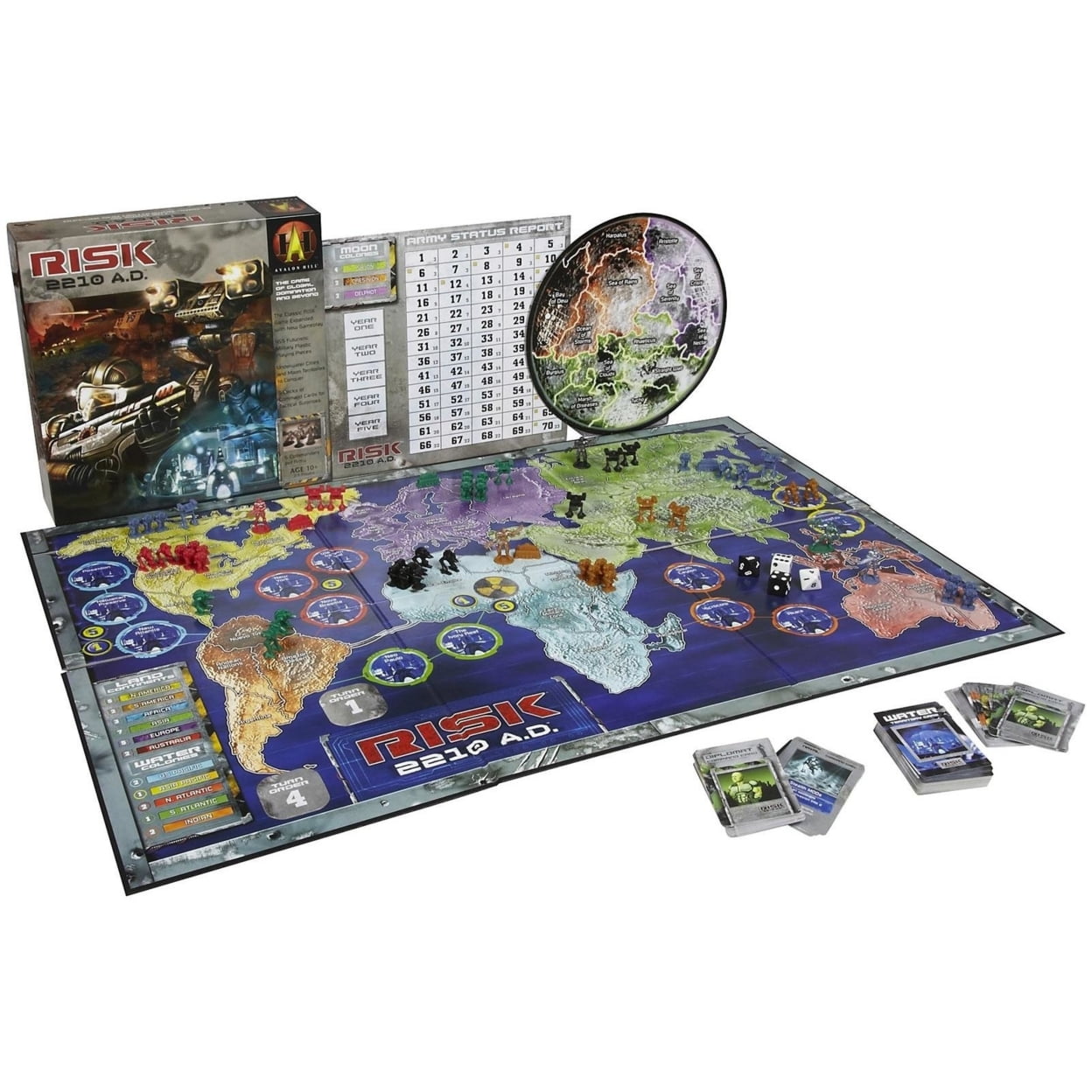 Risk 2210 A.D., Board Game