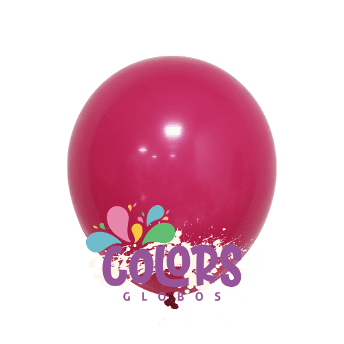 Globos de 12 Pulgadas FUCSIA COLORS GLOBOS Bolsa con 100 Piezas