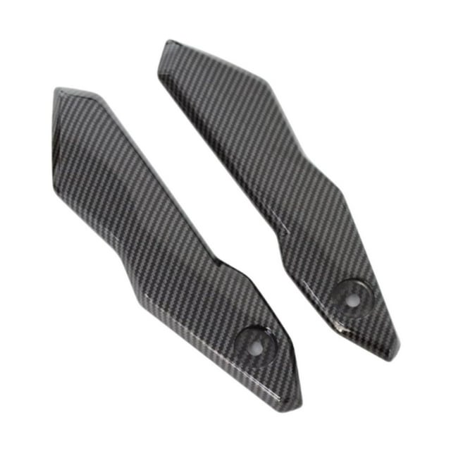 Moldura del parabrisas de motocicleta, soporte del parabrisas, fácil de instalar, reproducción decorativa de soporte resistente para la motocicleta Patrón de fibra de carbono