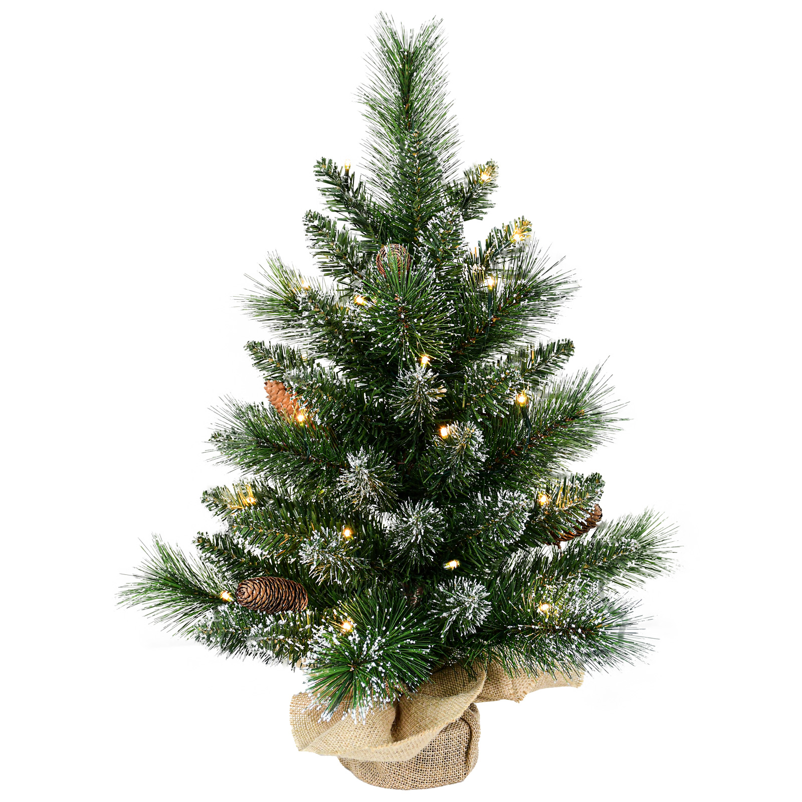Bringstar 2 Ft Pre-Lit Mini Christmas Tree photo 2