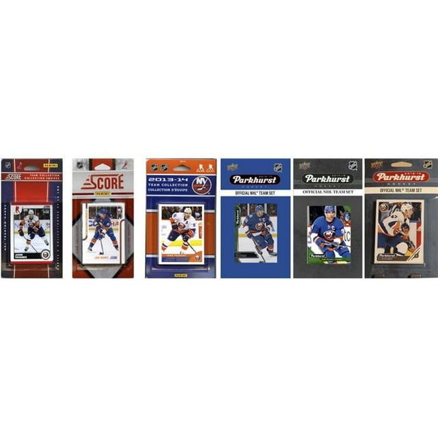 C&I Collectables ISLANDERS618TS NHL New York Islanders 6 Different Licensed Trading Card Team Sets