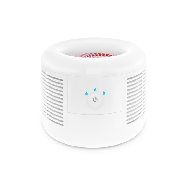 HEPA Compact Air Purifier, 300 Sq Feet Coverage, 3 Speed Settings, Whisper Quiet, White , High-Efficiency