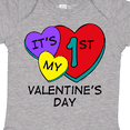 thumbnail image 4 of Inktastic 1st Valentine's Day Hearts Boys or Girls Baby Bodysuit, 4 of 5