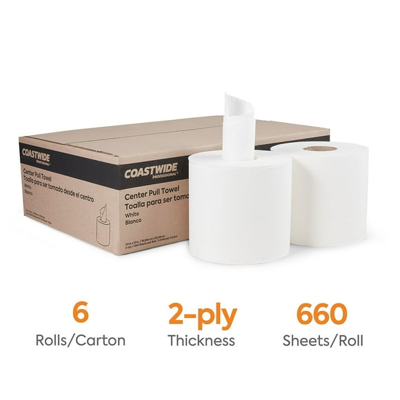 Center Pull Paper Towel Rolls