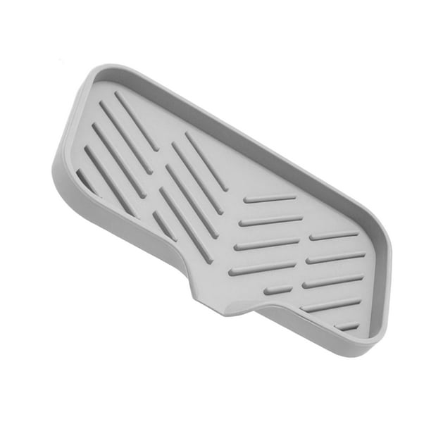 Jabonera grande Yuarrent para barra de baño y botella dispensadora de gel de sílice