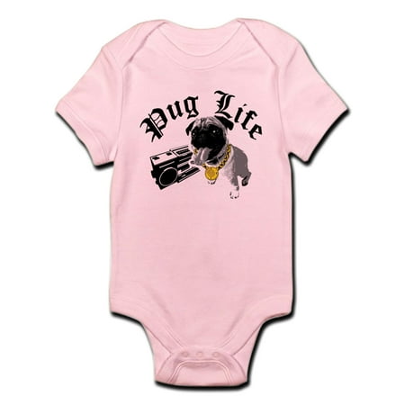 

CafePress - Pug Life Infant Bodysuit - Baby Light Bodysuit