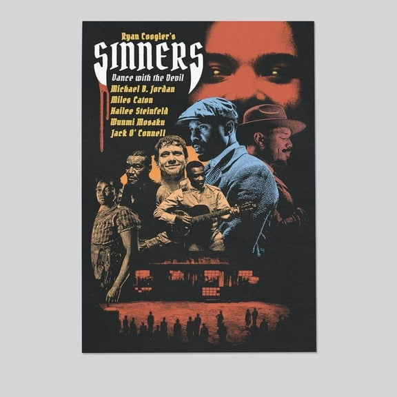 Movie Poster - Sinners 2025 Horror Movie Poster- Vintage Style - Size 24''x36'' - Postora