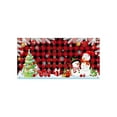 thumbnail image 2 of 35 Inch Christmas Tree Skirt | Polyester Soft Durable Bottom Decoration with Ties | Multicolor Cable Knit Design | Protects Floors From Needles, 2 of 6