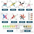 thumbnail image 3 of Fishing Lures Ice Fishing Jigs 48pcs Ice Fishing Gear Small Jigs Head Panfish Crappie Jigs Ice Fishing Jigging Lures Kit, 3 of 7
