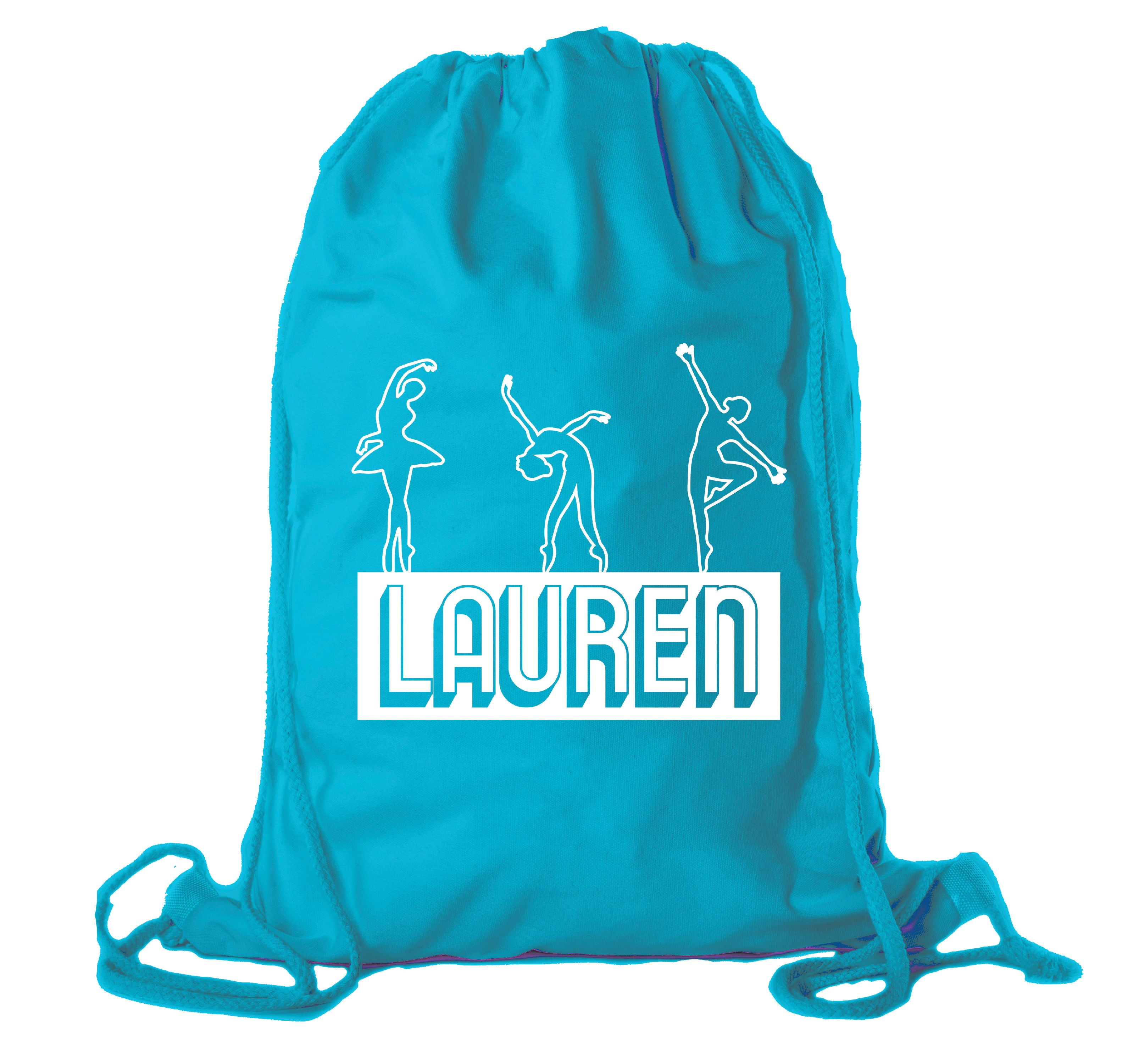 Mato & Hash Personalized Dance Bags, Ballet Drawstring Backpack