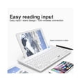 thumbnail image 3 of AJAZZ 320I Computer Keyboard Portable 79 Keys Wired/Bluetooth-compatible/2.4G PC Keyboard with Integrated Bracket for Office - White, 3 of 5