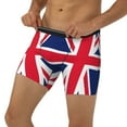 thumbnail image 5 of Men Union-Jack Flag Boxer Briefs Moisture Wicking Funny Boxer Shorts, 5 of 7