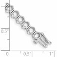 thumbnail image 4 of 14K White Gold Wg Holds 34 Up To 2.25mm Stones Add-A-Diamond Tennis Bracelet (7 X 7) Made In Mexico -Jewelry By Sweet Pea, 4 of 7