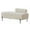 Beige, variant on GZXS 49.6" Upholstered Bench with Adjustable Back, Small 2-Seater Loveseat Window Seat with Metal Legs for Bedroom, Living Room, Entryway (Charcoal)