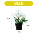 thumbnail image 2 of Flor falsa magnolia hortensia pequeño bonsái decoración creativa decoración de flores flor artificial simulación planta verde planta en maceta, 2 of 5