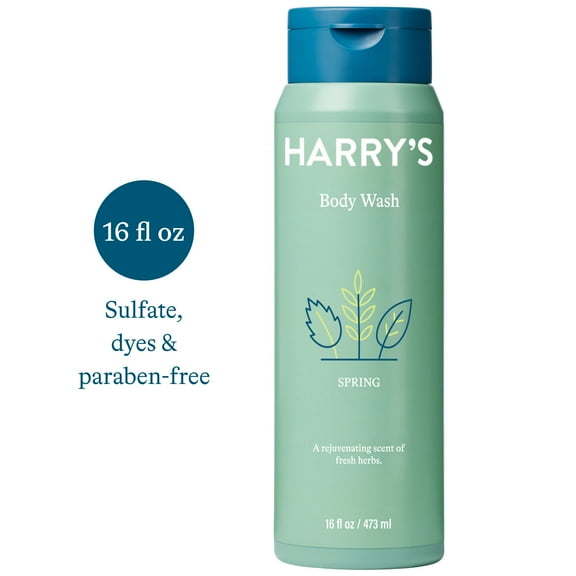 Harry's Men's Cleansing Body Wash, Spring, 16 fl oz