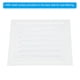 thumbnail image 4 of Ventilador de gablete de aluminio Uxcell de 6"x6", cubierta de salida de pared exterior, rejilla de aire HVAC con pantalla de louver, 4 of 6