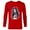 New Red, variant on Disney Descendants 2 Evie Collage - Long Sleeve T-Shirt for Men -Customized-White