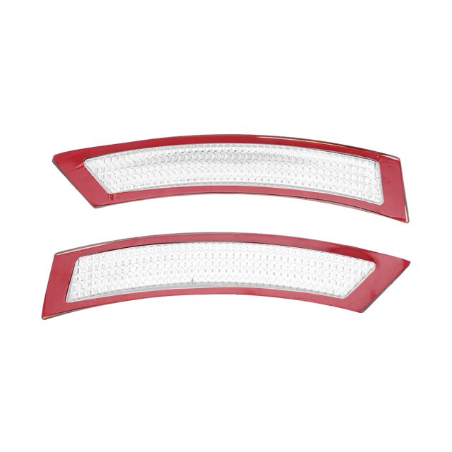 Vehículo E92 lámpara de posición lateral cubierta de parachoques reflectores L/R enchufe estadounidense (blanco)