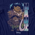 thumbnail image 3 of Disney Moana Maui Hook Pose Men's T Shirt (Navy, S-XXXL), 3 of 4
