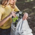 thumbnail image 5 of FORMRS 13-13.3 inch Laptop Sleeve Case Soft Carrying Quilted Computer Bag Cover, White Flower Pattern, 5 of 7