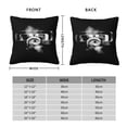 thumbnail image 2 of Tool Band Square Pillow Case Pillow Holder Soft Decorative Pillow Sham Cushion Cases Pillowcase 18"X18", 2 of 7