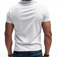 thumbnail image 4 of KLHDSF Men's Polo Shirts Short Sleeve Casual Summer Cotton Shirts for Men Performance Collared Golf Shirts White M, 4 of 5