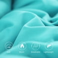 thumbnail image 7 of Aisbo Turquoise/Grey Full Size Comforter Set,3-Pieces Reversible Comforter Set Soft and Lightweight,All Season Down Alternative Bed Comforter with 2 Pillow Shams, 7 of 7
