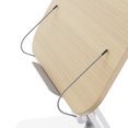 thumbnail image 3 of Stand Desktop Book Stand Para Leer Con 360 Base Giratoria Panel de Madera Contrachapada y clips de Página Plegables y Ángulos Ajustables Para El Libro de Cocción Libro de, 3 of 7