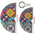 thumbnail image 3 of FMSHPON Vintage Mandala Elements Xmas Christmas Tree Skirt Stand Mat for Holiday Party Decoration Indoor Outdoor 36 inches, 3 of 6