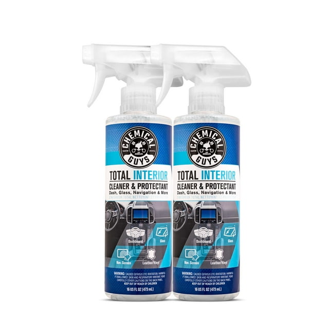 Chemical Guys Limpiador y Protectante Total para Interiores 473 ml Paquete de 2