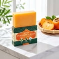 thumbnail image 3 of Deodorizing Persimmon Soap, Japanese Persimmon & Green Tea Extract Bar Soap, Gentle Cleansing for Dry Aging Skin Men Women.(3Pcs), 3 of 8
