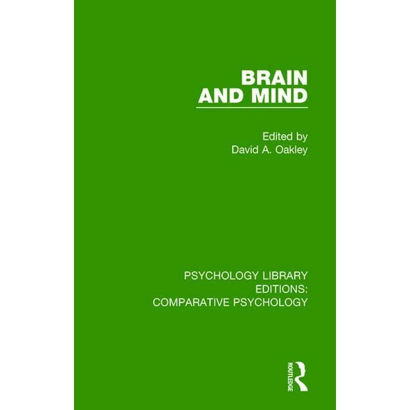 Psychology Library Editions: Comparative Brain and Mind, (Hardcover)