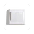 thumbnail image 1 of Switch Sticker Transparent White Creativity Protective Case Three-dimensional Simple Socket Decoration Wall Frame Transparent 8.6cm*8.8cm Single Opening, 1 of 8