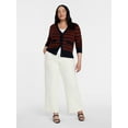 thumbnail image 2 of Time and Tru Women's V-Neck Cardigan Sweater, Lightweight, Sizes XS-XXXL, 2 of 6