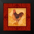 thumbnail image 2 of Eisner, Viv 20x20 Black Modern Framed Museum Art Print Titled - Rooster 3, 2 of 5